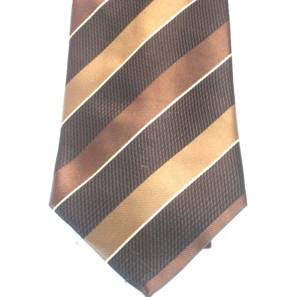 NWOT Salem Brown Striped Necktie